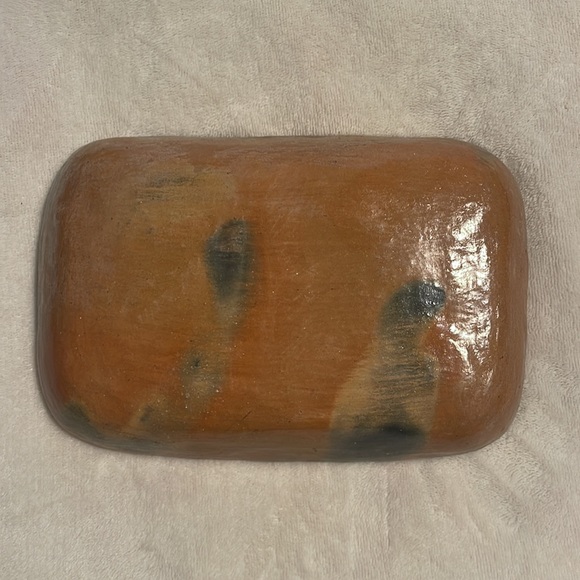 Hand painted clay tray - Picture 3 of 4